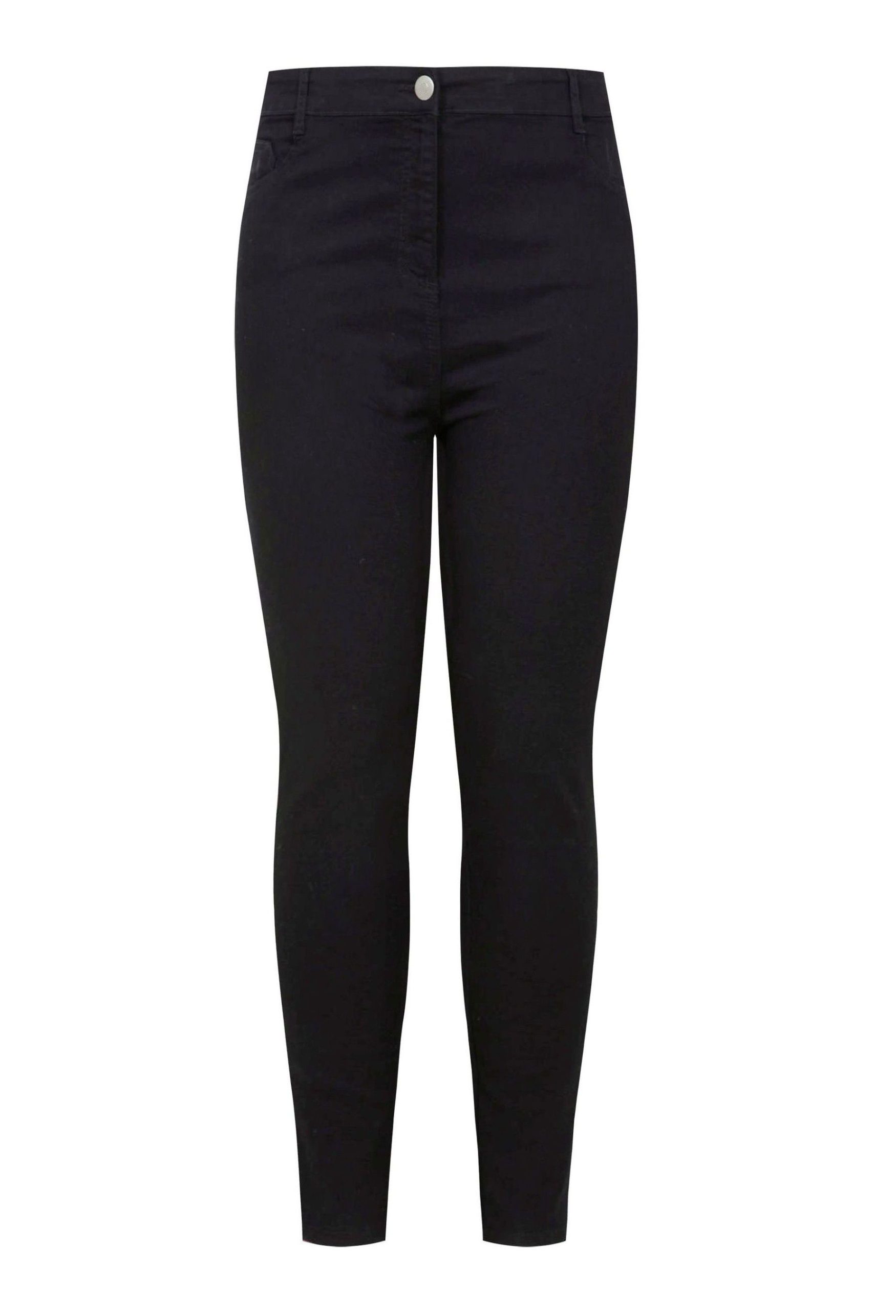 RID253 Long Tall Sally Black Ava Stretch Skinny Jeans - Image 5