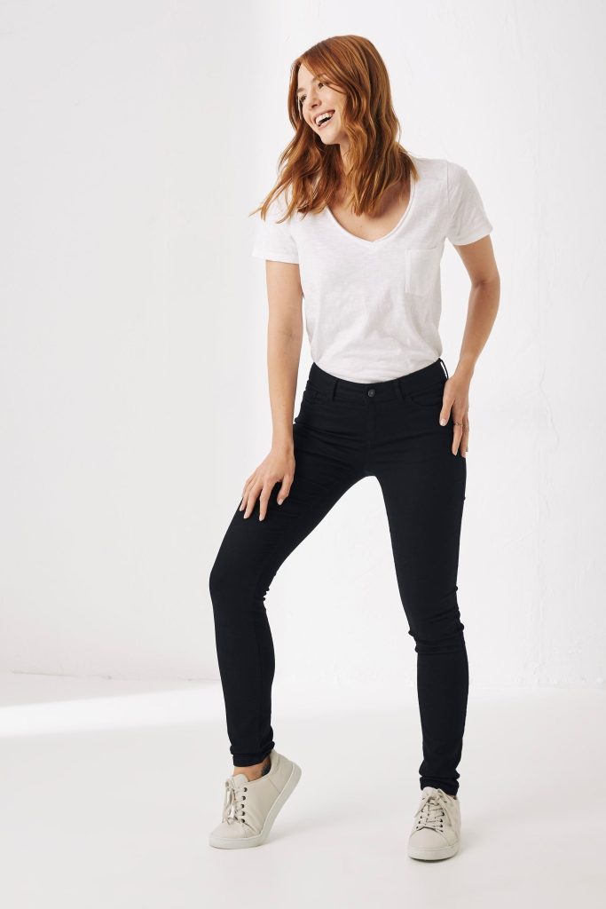 RID246 Black Five Pocket Jeggings