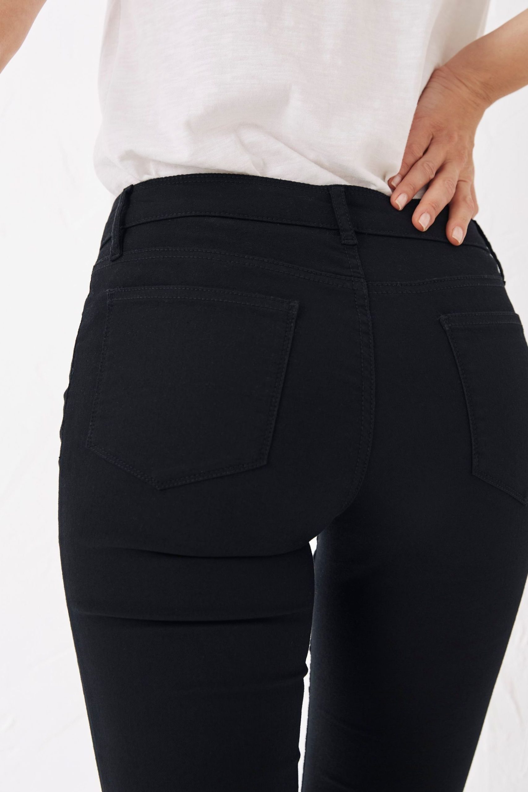 RID246 Black Five Pocket Jeggings - Image 3