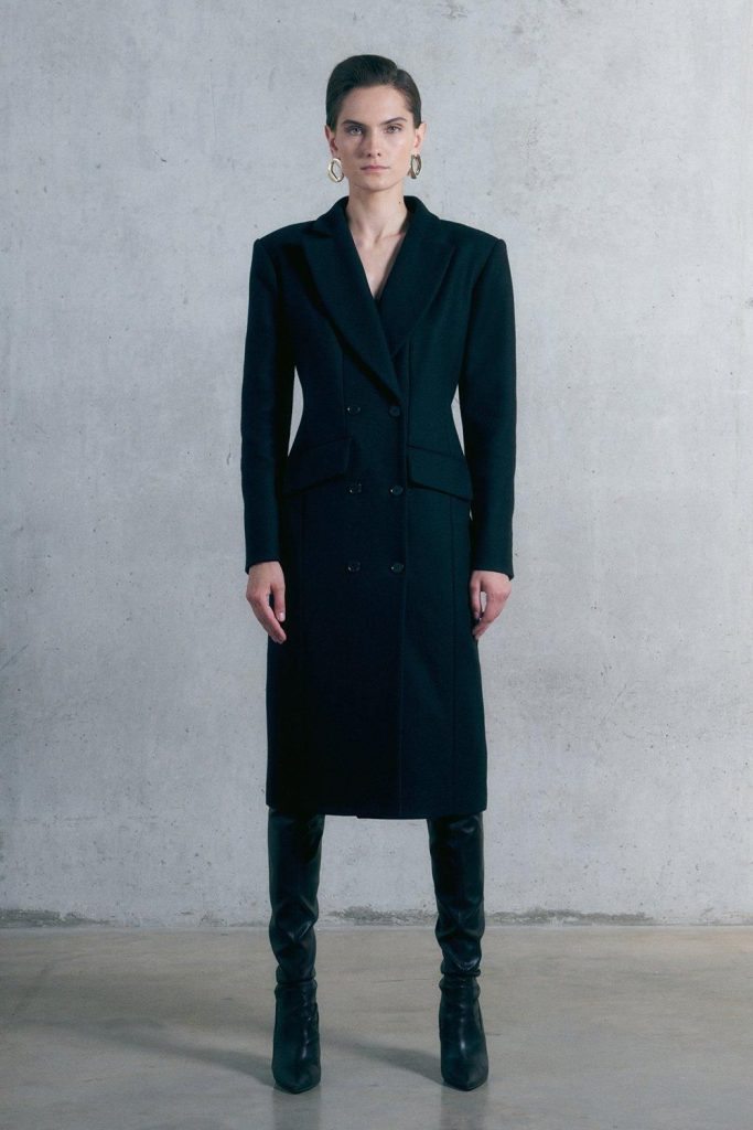 RID223 Wool Hourglass Coat