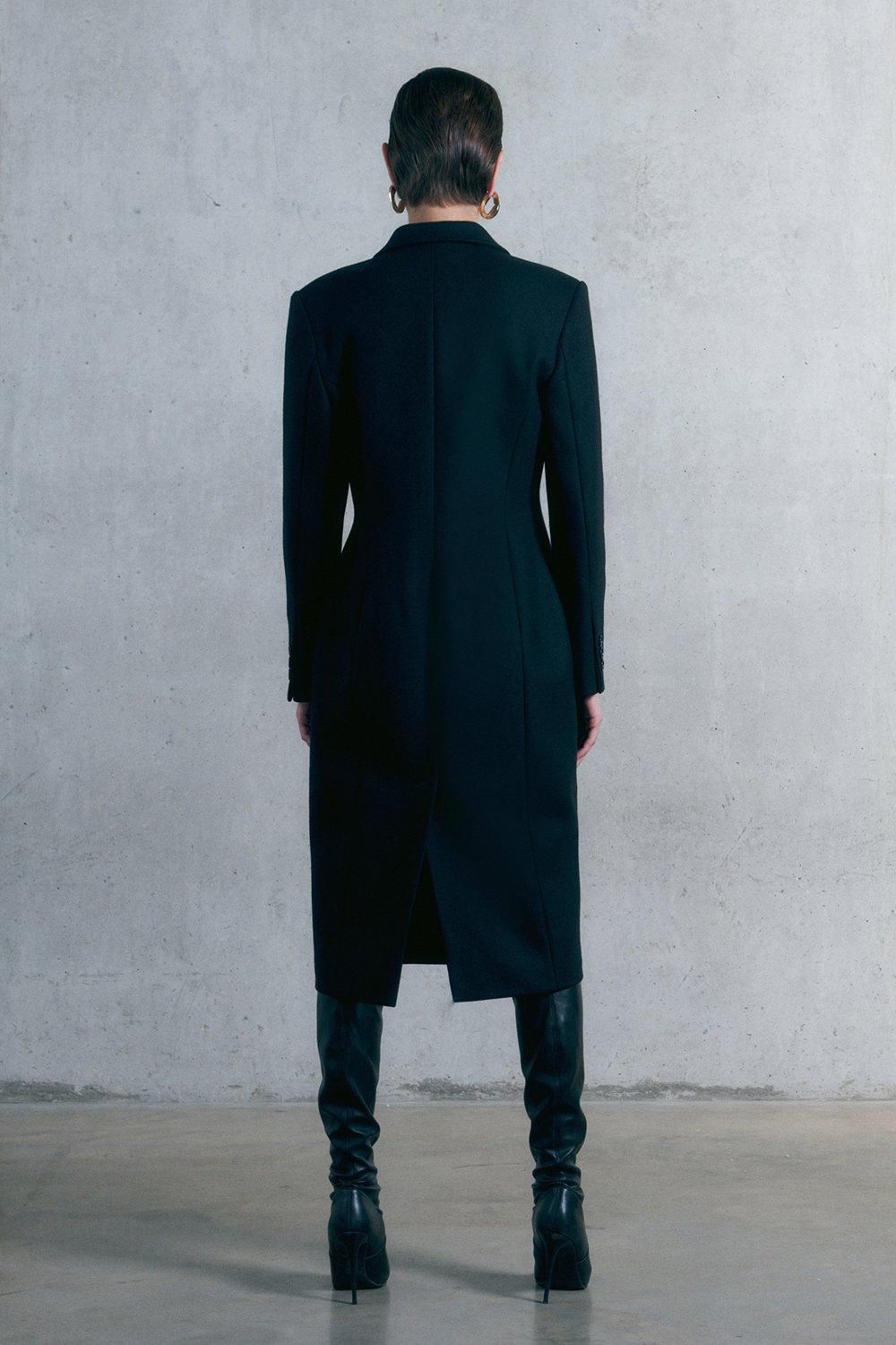 RID223 Wool Hourglass Coat - Image 3